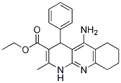 5-Amino-1,4,6,7,8,9-hexahydro-2-methyl-4-phenyl-benzo[b][1,8]naphthyridine-3-carboxylic acid ethyl ester Structure,924272-26-4Structure