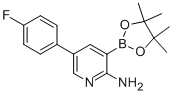 5-(4-Fluorophenyl)-3-(4,4,5,5-tetramethyl-1,3,2-dioxaborolan-2-yl)-2-pyridinamine Structure,924279-83-4Structure