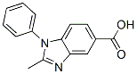 2-Methyl-1-phenyl-1H-benzoimidazole-5-carboxylic acid Structure,92437-43-9Structure