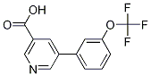 5-[3-(Trifluoromethoxy)phenyl]-3-pyridinecarboxylic acid Structure,924854-23-9Structure