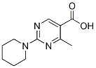 4-Methyl-2-piperidin-1-yl-pyrimidine-5-carboxylic acid Structure,924872-01-5Structure