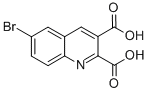 6-Bromoquinoline-2,3-dicarboxylic acid Structure,92513-49-0Structure