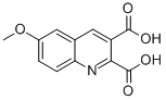 6-Methoxyquinoline-2,3-dicarboxylic acid Structure,92513-52-5Structure