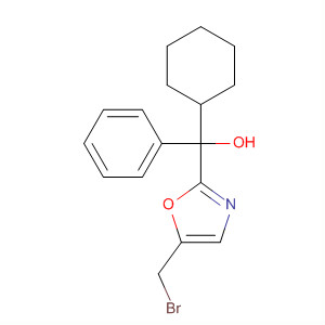 (5-Bromomethyloxazol-2-yl)cyclohexylphenylmethanol Structure,925418-86-6Structure