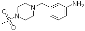 3-((4-(Methylsulfonyl)piperazin-1-yl)methyl)aniline Structure,925920-75-8Structure