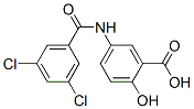 Benzoic acid, 5-[(3,5-dichlorobenzoyl)amino]-2-hydroxy- Structure,926187-11-3Structure