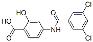 Benzoic acid, 4-[(3,5-dichlorobenzoyl)amino]-2-hydroxy- Structure,926196-67-0Structure