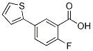 2-Fluoro-5-(thiophen-2-yl)benzoicacid Structure,926205-45-0Structure