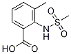 3-Methyl-2-[(methylsulfonyl)amino]benzoic acid Structure,926206-21-5Structure