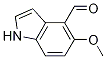 5-Methoxy-1h-indole-4-carboxaldehyde Structure,92623-00-2Structure