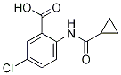 5-Chloro-2-[(cyclopropylcarbonyl)amino]benzoic acid Structure,926234-00-6Structure