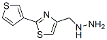 1-((2-(Thiophen-3-yl)thiazol-4-yl)methyl)hydrazine Structure,926268-32-8Structure