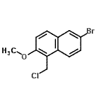 6-Bromo-1-(chloromethyl)-2-methoxynaphthalene Structure,92643-16-8Structure