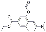 4-(Acetyloxy)-6-(dimethylamino)-2-naphthalenecarboxylic acid ethyl ester Structure,926658-49-3Structure