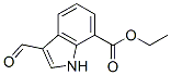 3-Formylindole-7-carboxylic acid ethyl ester Structure,927181-98-4Structure