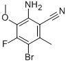 Benzonitrile, 2-amino-5-bromo-4-fluoro-3-methoxy-6-methyl- Structure,927388-87-2Structure