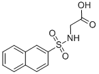 (2-Naphthylsulfonyl)amino]acetic acid Structure,92740-48-2Structure