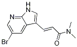 2-Propenamide, 3-(5-bromo-1h-pyrrolo[2,3-b]pyridin-3-yl)-n,n-dimethyl- Structure,927696-14-8Structure