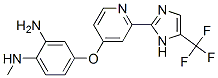 1,2-Benzenediamine, N1-methyl-4-[[2-[5-(trifluoromethyl)-1H-imidazol-2-yl]-4-pyridinyl]oxy]- Structure,927880-89-5Structure