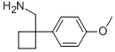 (1-(4-Methoxyphenyl)cyclobutyl)methanamine Structure,927993-41-7Structure