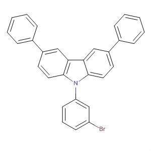 9-(3-Bromophenyl)-3,6-diphenyl-9h-carbazole Structure,928050-07-1Structure