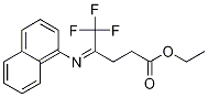 Ethyl 5,5,5-trifluoro-4-(naphthalen-1-ylimino)pentanoate Structure,928791-42-8Structure