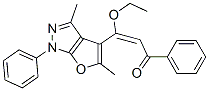 2-Propen-1-one, 3-(3,5-dimethyl-1-phenyl-1h-furo[2,3-c]pyrazol-4-yl)-3-ethoxy-1-phenyl- Structure,928850-57-1Structure