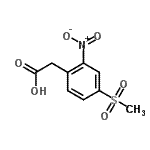 2-(4-(Methylsulfonyl)-2-nitrophenyl)acetic acid Structure,929000-10-2Structure