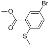 Methyl 5-bromo-2-(methylthio)benzoate Structure,929000-14-6Structure