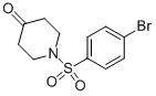 1-(4-Bromophenylsulfonyl)piperidin-4-one Structure,929000-54-4Structure