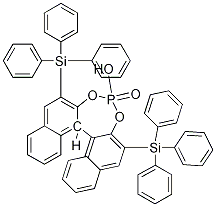 (S)-3,3′-bis(triphenylsilyl)-1,1′-binaphthyl-2,2′-diyl hydrogenphosphate Structure,929097-92-7Structure