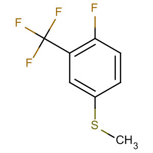 4-Fluoro-3-(trifluoromethyl)phenyl methylsulfide Structure,929212-92-0Structure