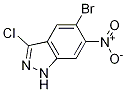 5-Bromo-3-chloro-6-nitro-1h-indazole Structure,929617-32-3Structure