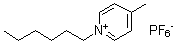 N-hexyl-4-metylpyridinium hexafluorophosphate Structure,929897-32-5Structure