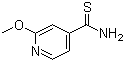 2-Methoxy-4-pyridinecarbothioamide Structure,929972-07-6Structure