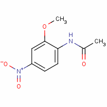 N-(2-methoxy-4-nitrophenyl)acetamide Structure,93-27-6Structure