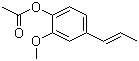 1-Acetoxy-2-methoxy-4-(1-propenyl)benzene Structure,93-29-8Structure