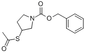 Benzyl 3-(acetylthio)pyrrolidine-1-carboxylate Structure,930299-97-1Structure