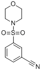 3-(Morpholine-4-sulfonyl)benzonitrile Structure,930703-10-9Structure