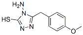 4-Amino-5-(4-methoxybenzyl)-4H-1,2,4-triazole-3-thiol Structure,93073-14-4Structure