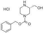 (3S)-3-(hydroxymethyl)-1-piperazinecarboxylic acid phenylmethyl ester hydrochloride Structure,930782-84-6Structure