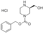 (3R)-3-(hydroxymethyl)-1-piperazinecarboxylic acid phenylmethyl ester hydrochloride Structure,930782-91-5Structure