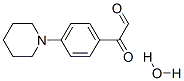 4-Piperidinylphenylglyoxal hydrate Structure,93290-93-8Structure