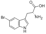 (R)-2-amino-3-(5-bromo-1h-indol-3-yl)propanoicacid Structure,93299-40-2Structure