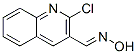 2-Chloro-3-quinolinecarboxaldehyde oxime Structure,93299-49-1Structure