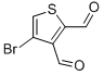 4-Bromo-2,3-thiophenedicarboxaldehyde Structure,933-72-2Structure