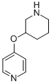 4-(Piperidin-3-yloxy)pyridine Structure,933701-61-2Structure