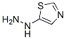 Thiazole, 5-hydrazinyl- Structure,933728-35-9Structure