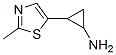 2-(2-Methyl-5-thiazolyl)cyclopropanamine Structure,933733-59-6Structure