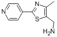 (4-Methyl-2-pyrid-4-yl-1,3-thiazol-5-yl)methylamine Structure,933742-59-7Structure